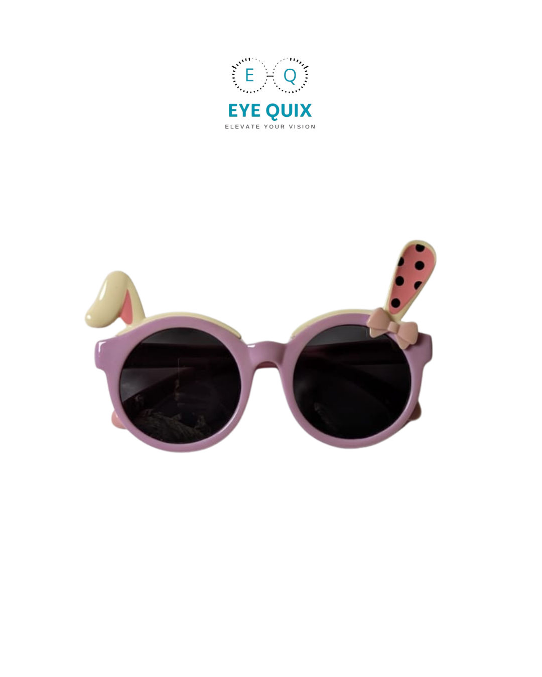Purple Polka Dot Bunny Sunglasses